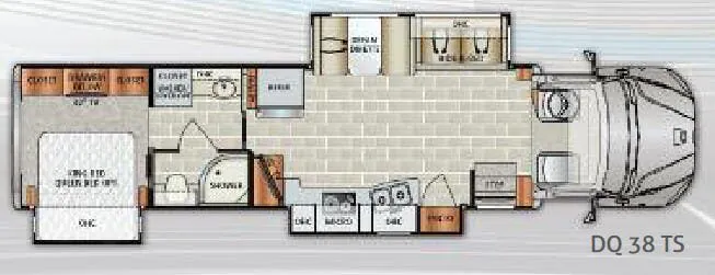 Dynamax Corp DynaQuest XL 38 TS floor plan