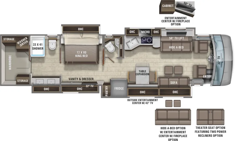 Entegra Coach Anthem 44F floor plan