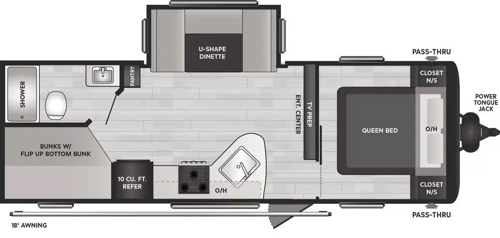 2026 Keystone Springdale Classic 240BHCWE floor plan
