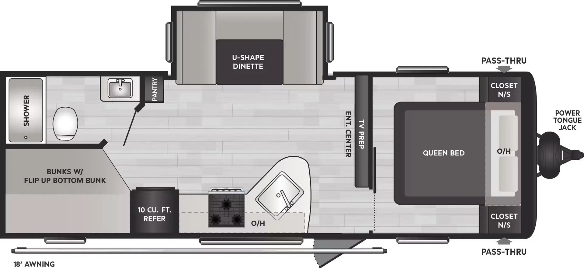 Keystone Springdale Classic 240BHCWE floor plan