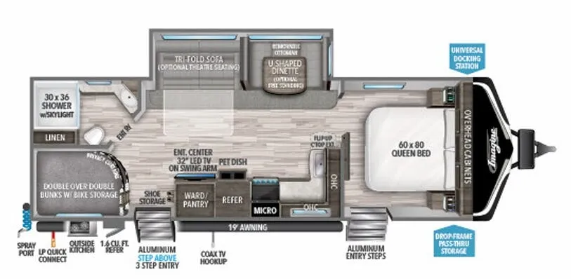 Grand Design Imagine 280OBH floor plan
