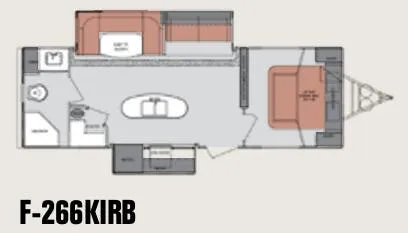 Cruiser RV Fun Finder 266KIRB floor plan