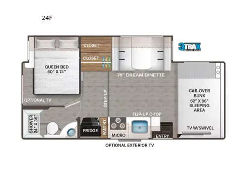 2023 Thor Motor Coach Four Winds 24F - Photo 3