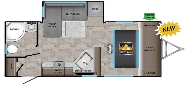 CrossRoads Sunset Trail Super Lite 212RB floor plan