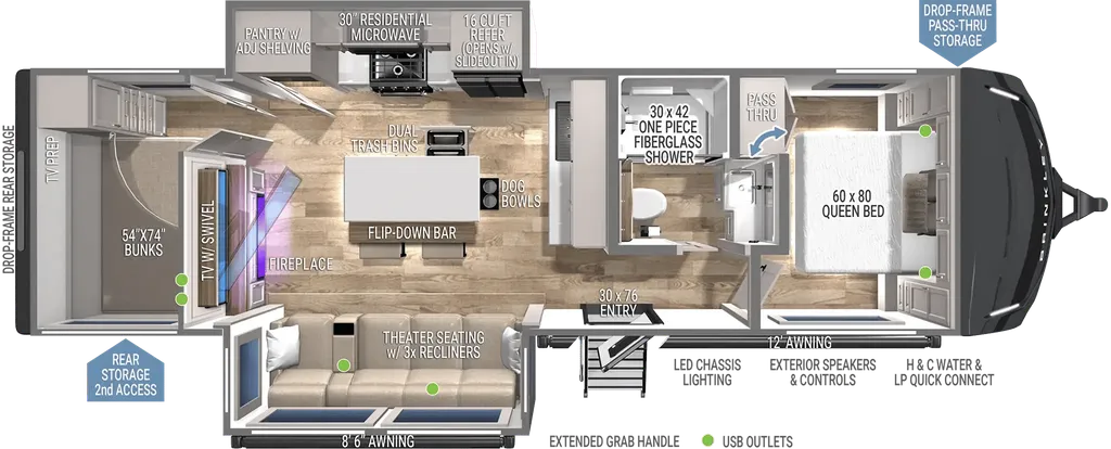 2025 Brinkley Model Z 295 floor plan
