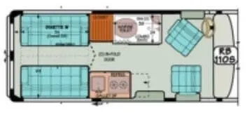 Sportsmobile Promaster 110S floor plan