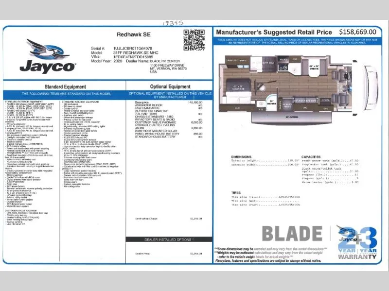 2026 Jayco Redhawk SE 31FF - Photo 3