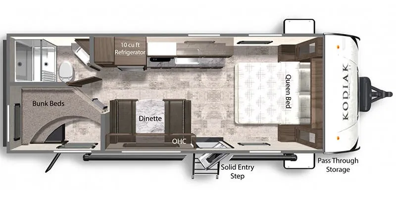 Dutchmen Kodiak SE 22SBH floor plan