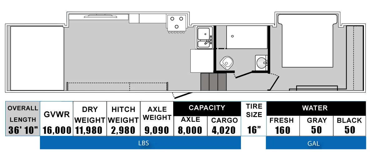 Genesis Supreme Sandsport S3417GSSB floor plan