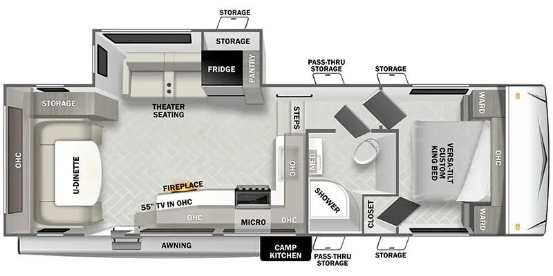 Forest River Salem Southwest 255RD floor plan