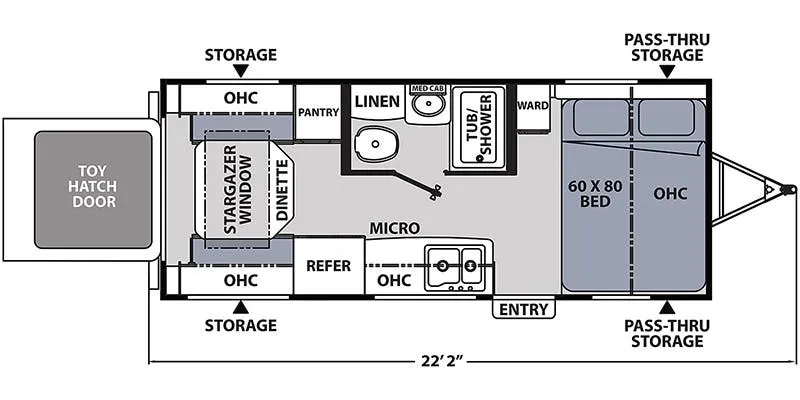 Coachmen Apex Nano 17TH floor plan