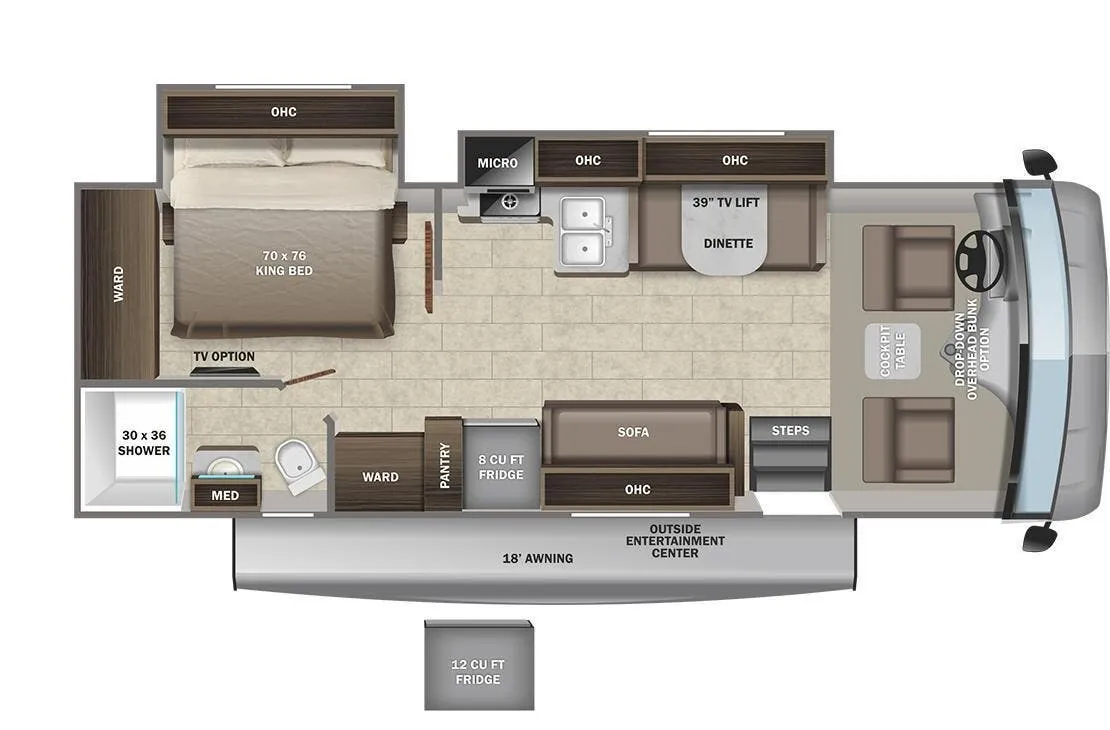 Entegra Coach Vision 27A floor plan