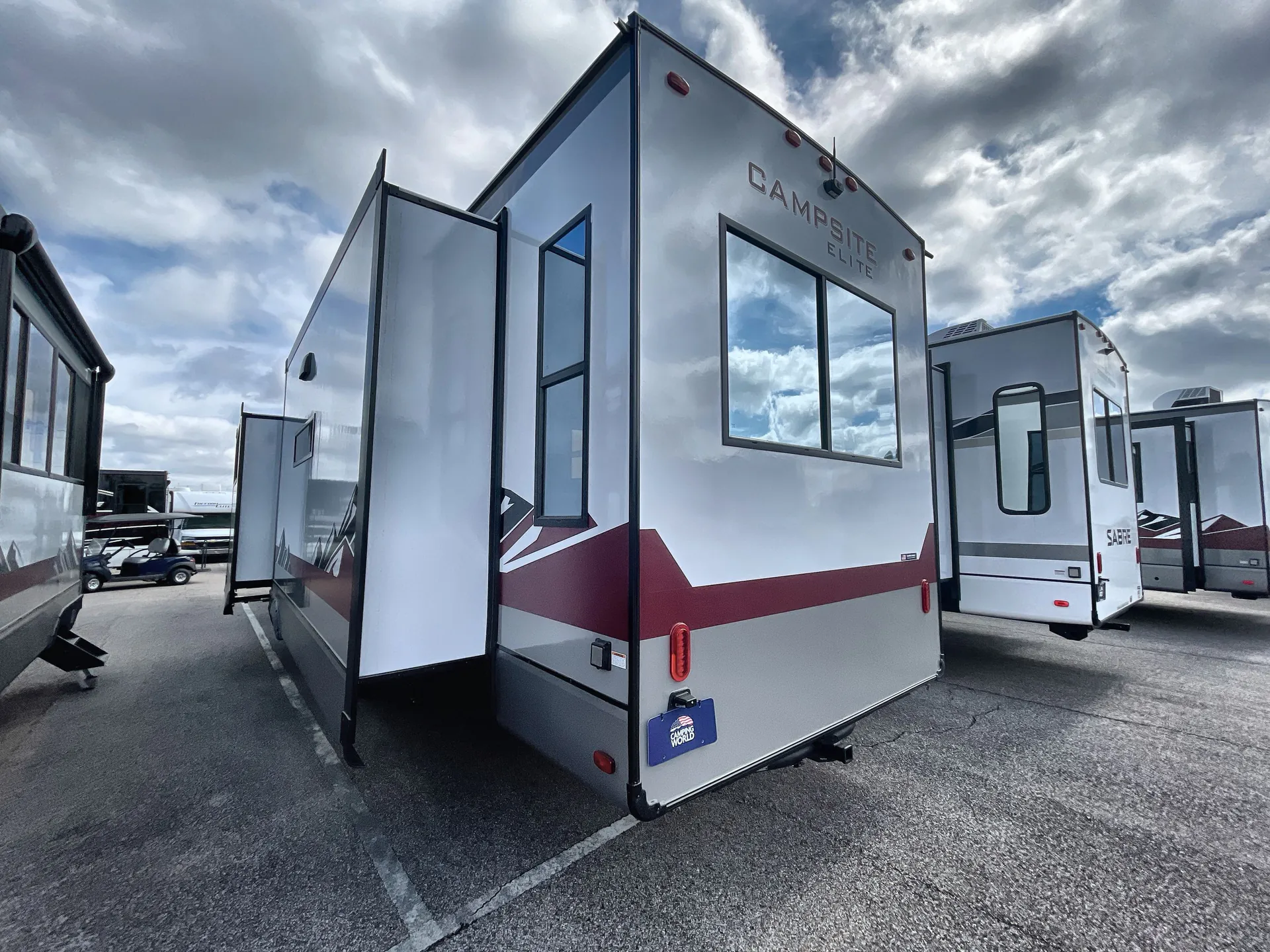2026 Forest River Campsite Elite 36RF — backside
