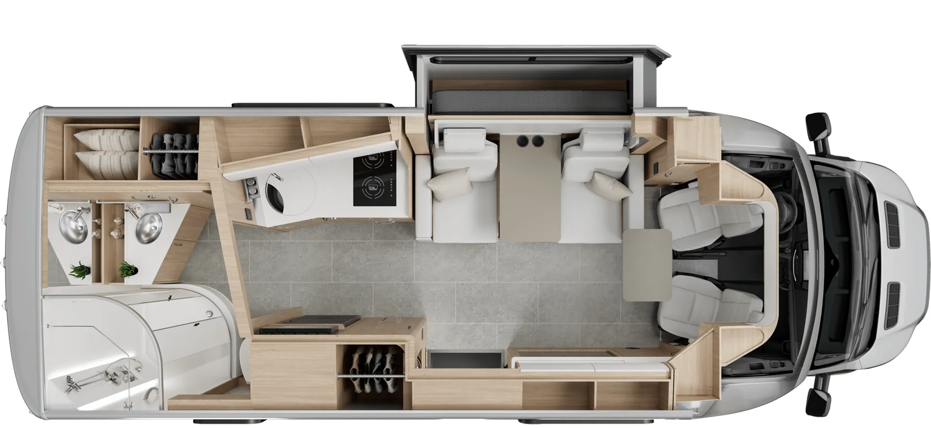2025 Leisure Travel Wonder W24MBL - Floor plan