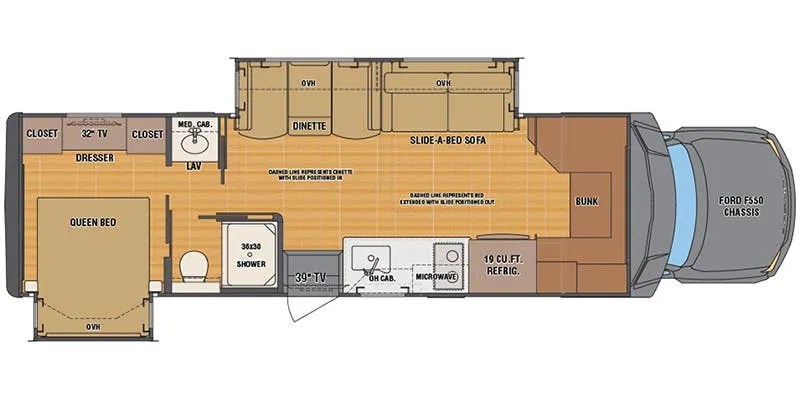 Renegade RV Veracruz 35MDS floor plan