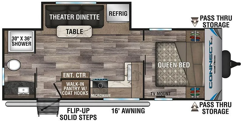 K-Z Connect SE C221RBSE floor plan