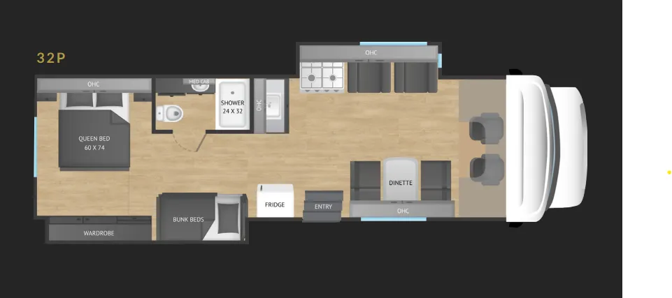 Nexus Phantom 32P floor plan