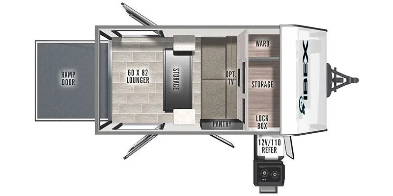 Forest River IBEX 10LHG floor plan