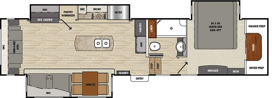 Coachmen Brookstone 325RL floor plan