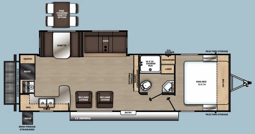 Coachmen Catalina Legacy Edition 283RKS floor plan