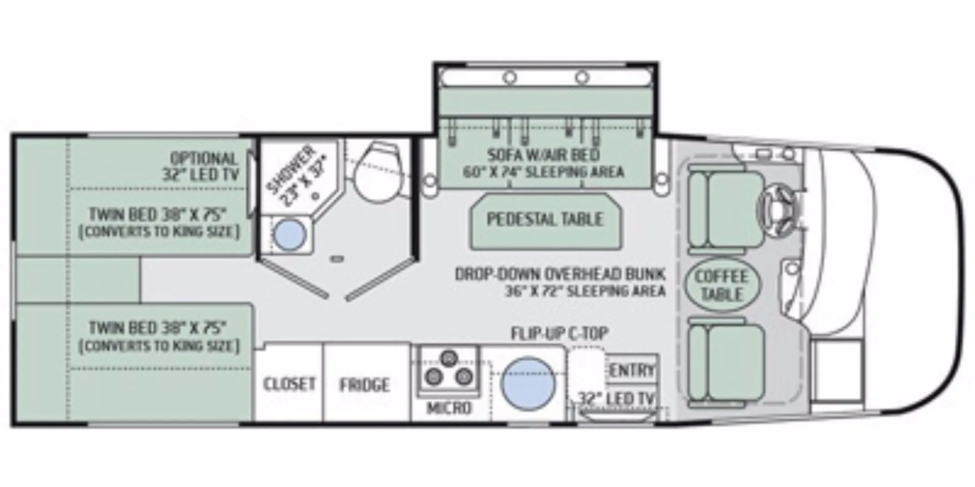 2016 Thor Motor Coach Axis 24.1 - Photo 3