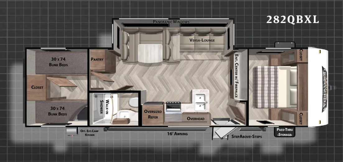 Forest River Wildwood X-Lite 282QBXL exterior