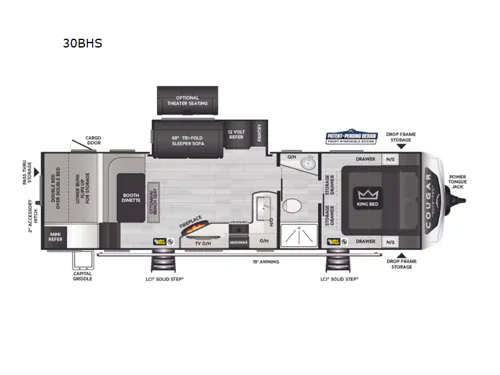 2024 Keystone RV Cougar Half-Ton 30BHS, Photos photo 2