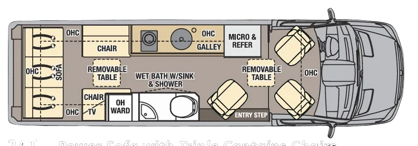 Coachmen Galleria 24T floor plan
