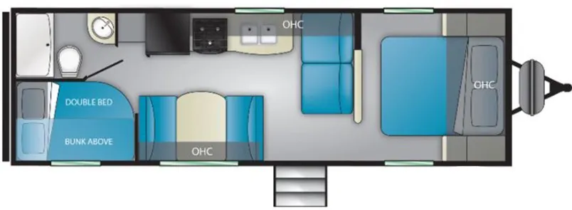 2022 Heartland Prowler 250BH floor plan