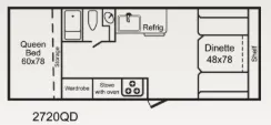 TrailManor 2720 Series 2720 SERIES 2720QD floor plan