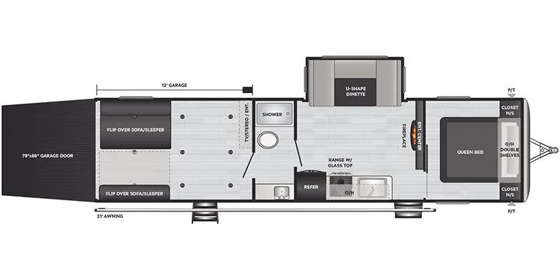 Keystone Springdale 32TH floor plan
