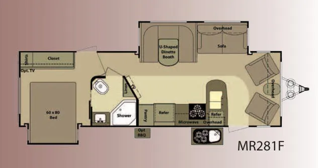 Highland Ridge Mesa Ridge MR281F floor plan