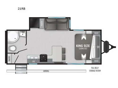2021 Cruiser RV Radiance 21RB - Photo 3