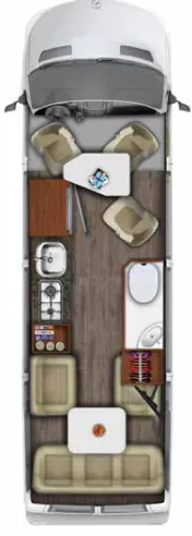 Roadtrek CS Adventurous Base floor plan