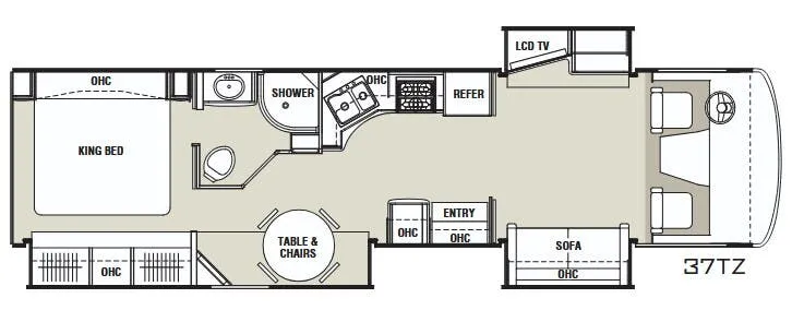 Coachmen Encounter 37TZ floor plan