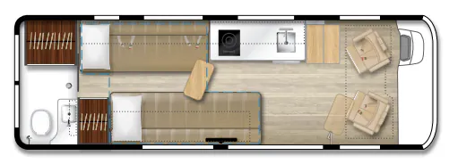 2023 Winnebago Boldt 70KL — Floor plan