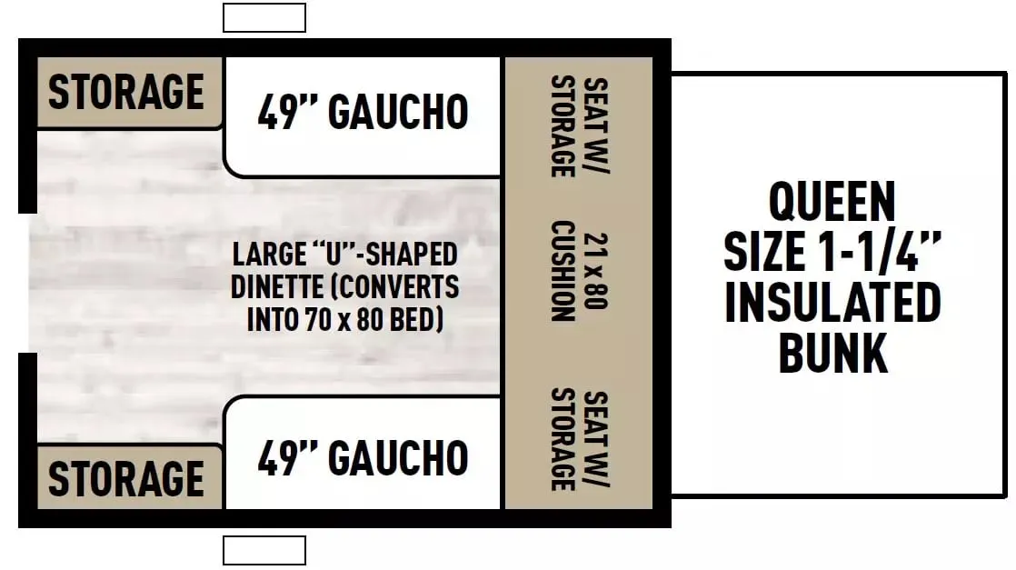 Coachmen Clipper 860LS floor plan