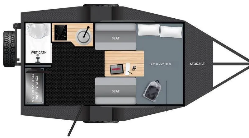 Lance Enduro 1200 IK floor plan