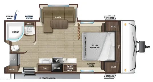 Highland Ridge Open Range Range Lite 212FB floor plan