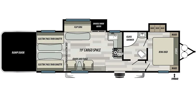 Forest River Sandstorm 302GSLR floor plan