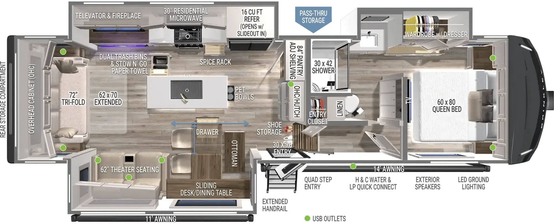2026 Brinkley Model Z 2900 - Floor plan