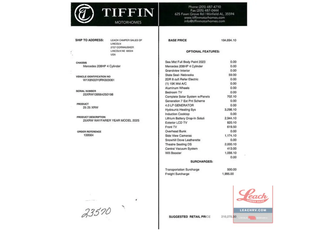 2025 Tiffin Wayfarer 25 XRW, Photos photo 22