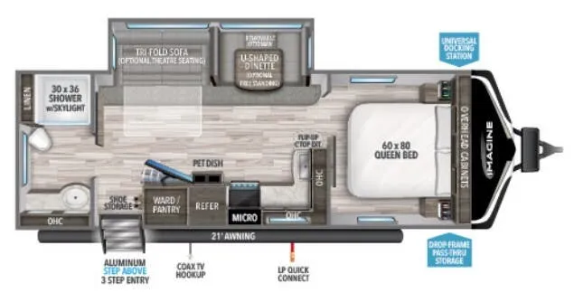 Grand Design Imagine 2600RB floor plan