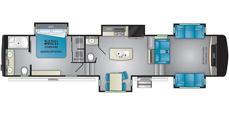 Heartland Big Country BC 3902 FL floor plan