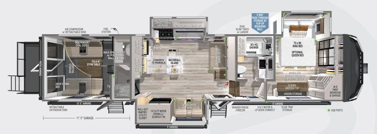 Brinkley Model G 3520 floor plan