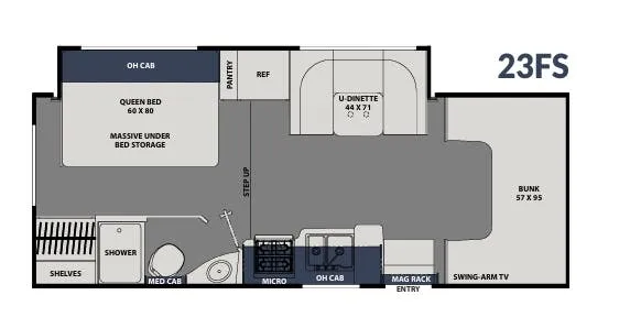 Coachmen Freelander Value Leader 23FS floor plan