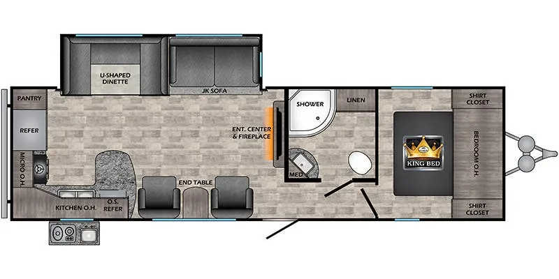 CrossRoads Volante VL28RK floor plan