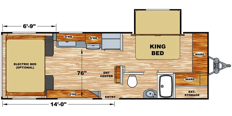 Eclipse Stellar 2414SS-LE floor plan
