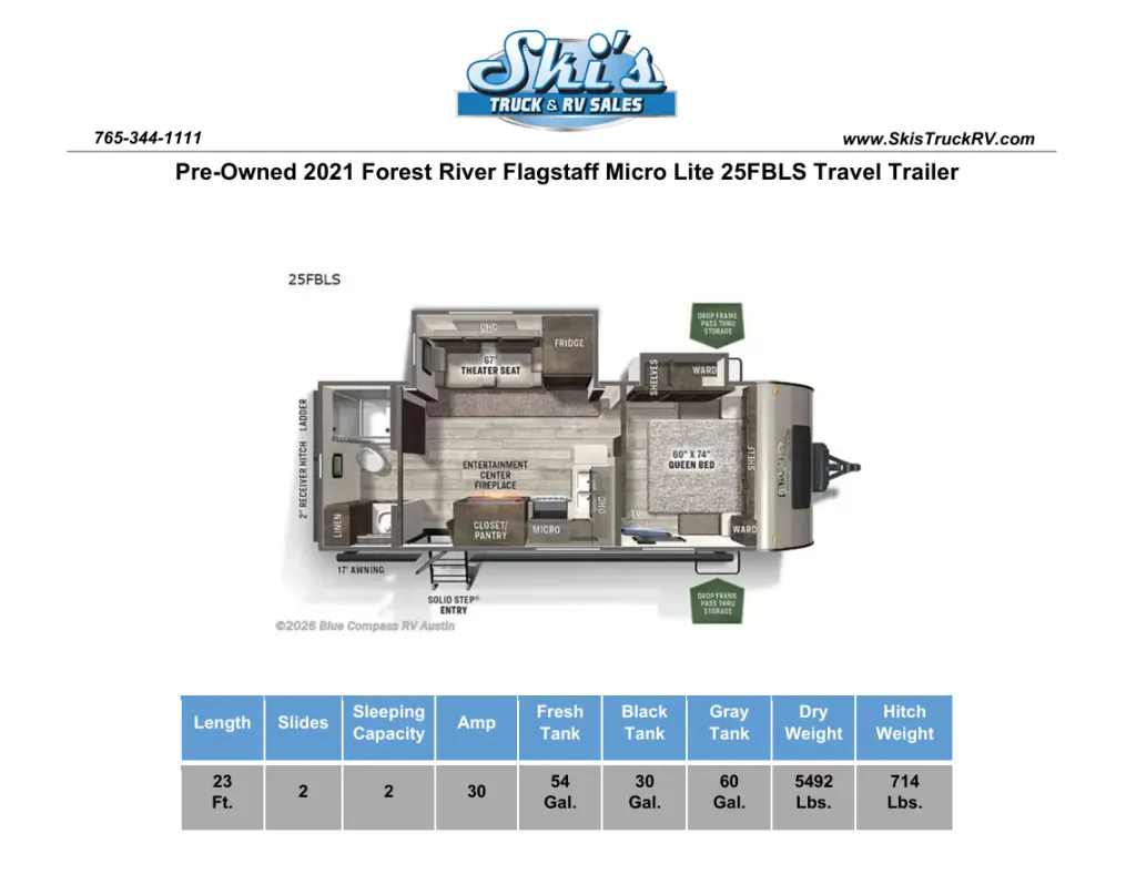 2021 Forest River Flagstaff Micro Lite 25FBLS, Photos photo 4