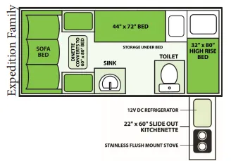Aliner Family Expedition Base floor plan